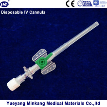 Cápsula intravenosa desechable IV / catéter intravenoso con puerto de inyección 18g